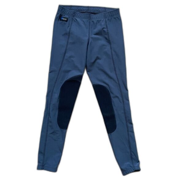 Irideon Classic Practice Riding Breeches Leggings Blue Small - Picture 1 of 8